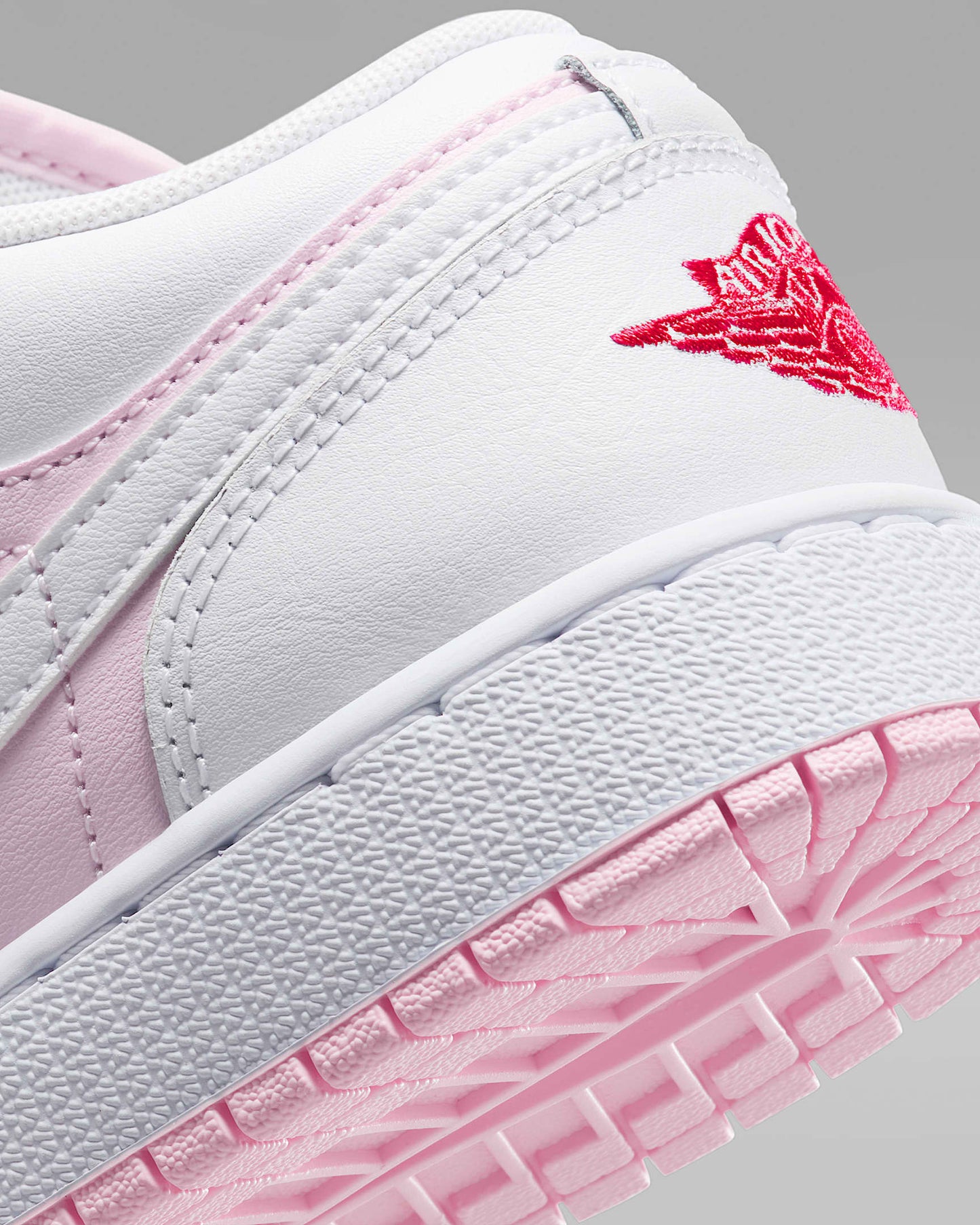 Jordan 1 Low Rosa Schiuma Rosso Fuoco Bianco
