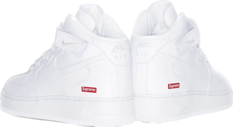 Nike Air Force 1 Mid Supreme Bianco