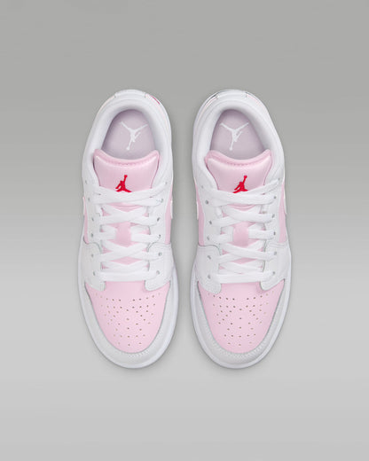 Jordan 1 Low Rosa Schiuma Rosso Fuoco Bianco