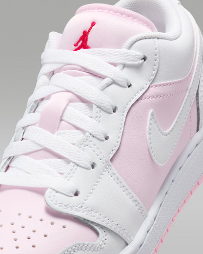 Jordan 1 Low Rosa Schiuma Rosso Fuoco Bianco
