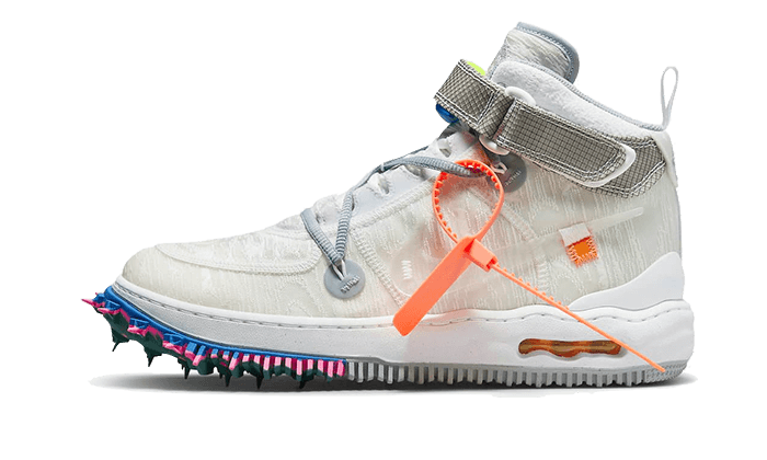 Nike Air Force 1 Mid Bianco Bianco Trasparente