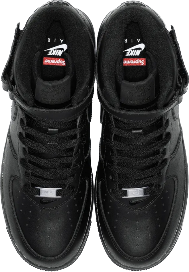 Nike Air Force 1 Mid Supreme Nero
