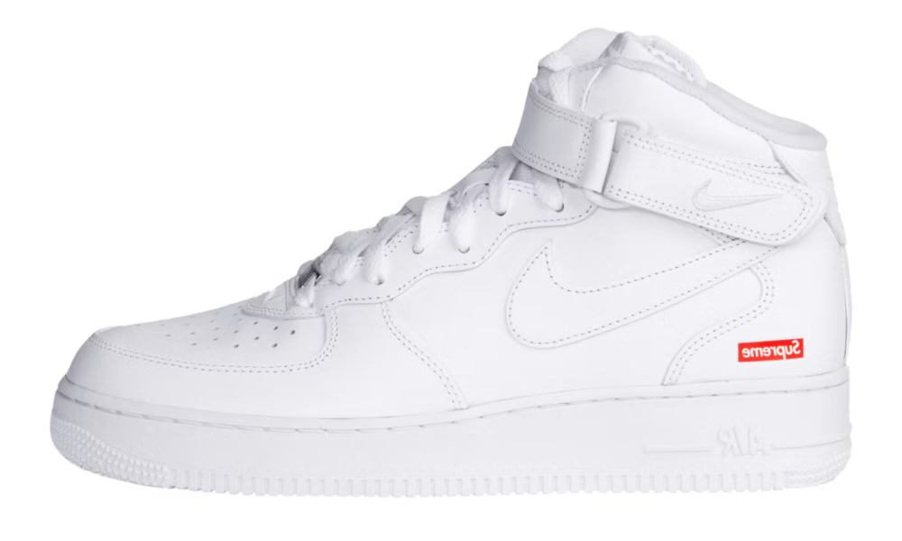 Nike Air Force 1 Mid Supreme Bianco