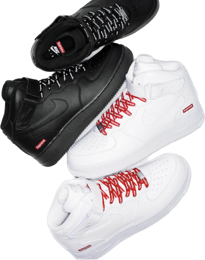 Nike Air Force 1 Mid Supreme Bianco