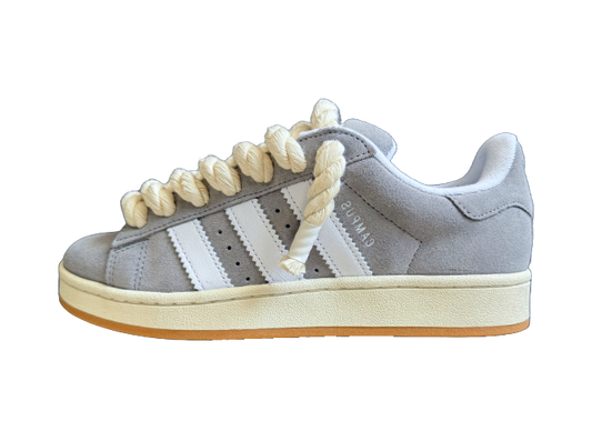 Adidas Campus 00s Grigio Tre Lacci in Corda Beige