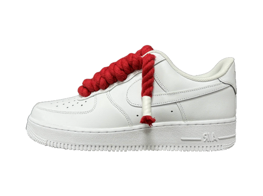 Lacci in corda bianchi Air Force 1 '07 'Corda' rossi